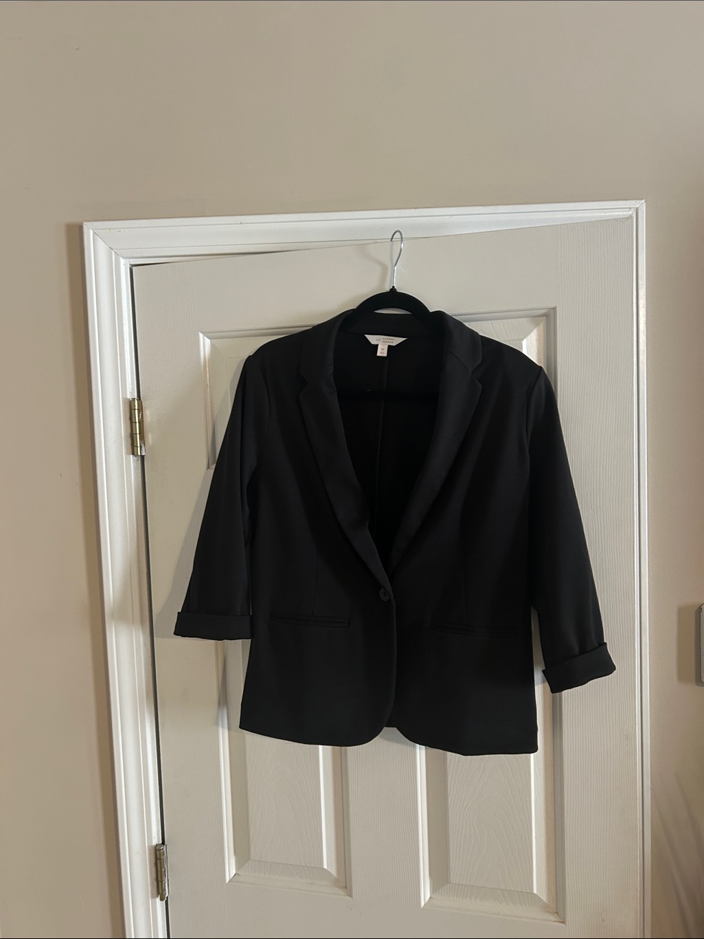 Lc Lauren Conrad Black Single-Button Blazer Size Medium